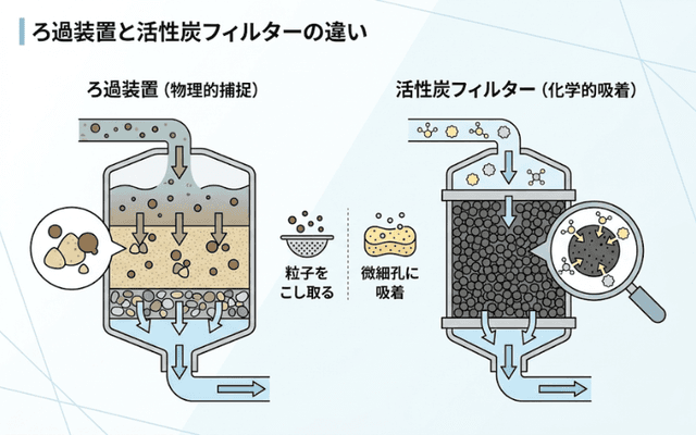 ろ過装置・活性炭フィルター