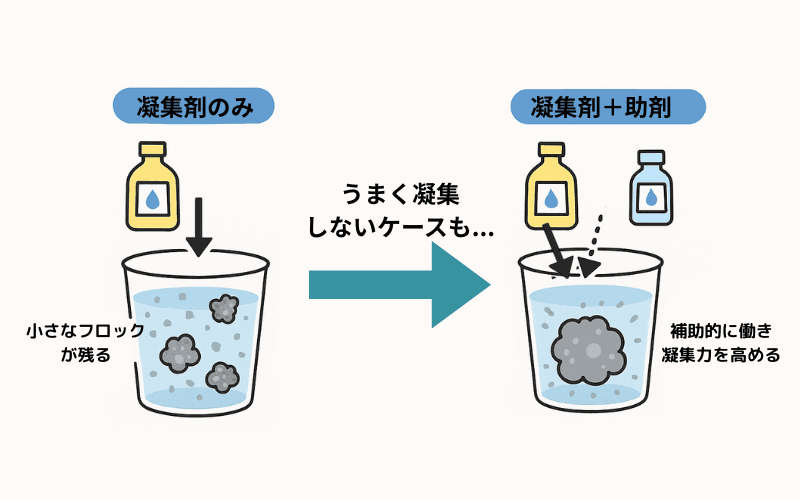 凝集助剤