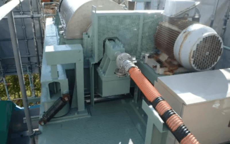 脱水機(遠心分離機)設置状況 HS-600MW の写真