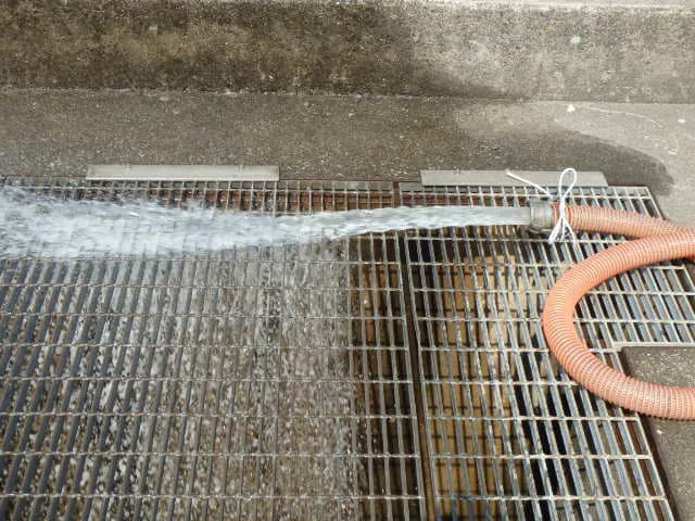 処理水(分離された水)の写真