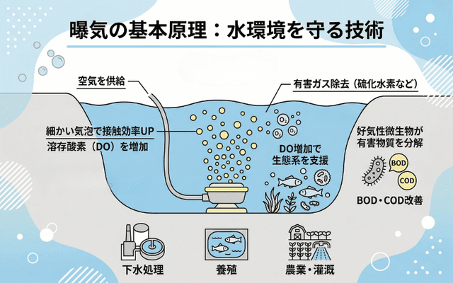 曝気の定義と基本原理