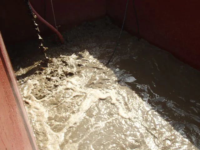 泥水（泥水受け槽）の写真