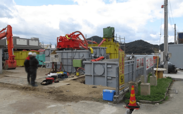 汚染土壌の洗浄後に発生する汚泥に含まれた重金属を処理!従来比較で処理費用が1/2に!