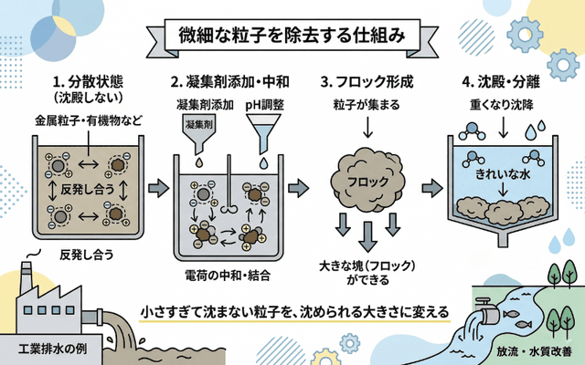 微細な粒子を除去する仕組み