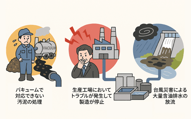 排水処理設備に発生するトラブルとは