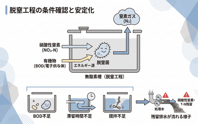 無酸素条件と有機物の必要性